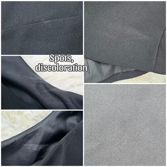 Vtg Beaded Black Pantsuit Plus Size 18W Yves Cosette Depeche Mode Sleeveless NWT - Picture 7 of 14